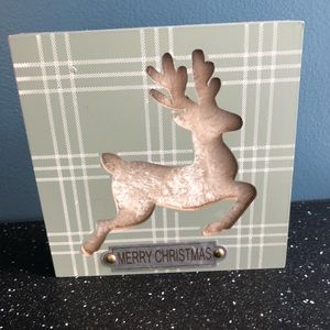 Holiday decor merry Christmas reindeer